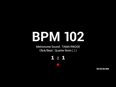 Metronome BPM 102 / TAMA-RW200