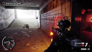 HomFront The revolution &quot;Gassed Car Park OR, Gas Tunnels mission&quot; Burn the gas pockets PS4