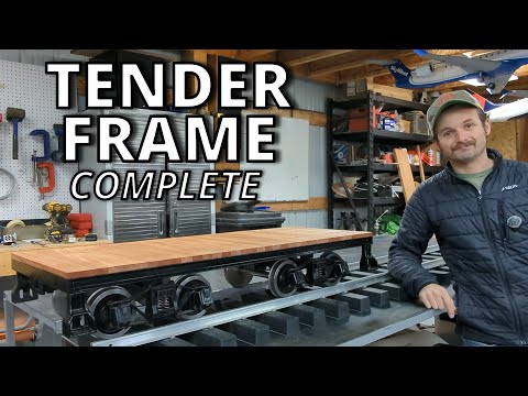 Building a Live Steam Engine: Tender Frame Part 3