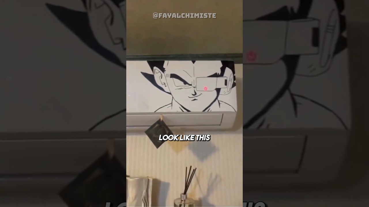 He drew Goku on AC 🤯😳 #shorts