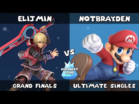 Sherbert Land # 15 | elijmin (Shulk) vs NotBrayden (Mario) | Grand Finals | SSBU Ultimate Tournament