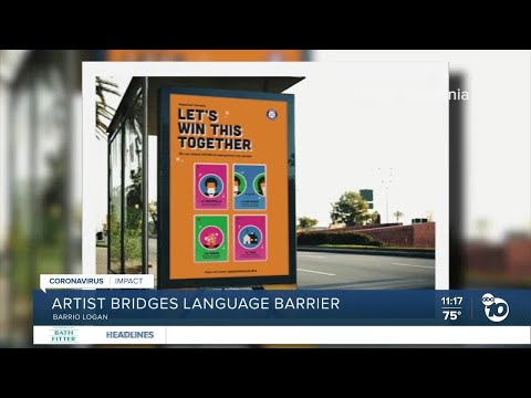 Artist bridges language barrier