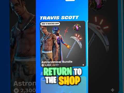Travis Scott SCRETLY RETURNS To Fortnite!