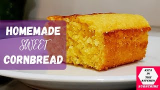 Sweet cornbread recipe from scratch