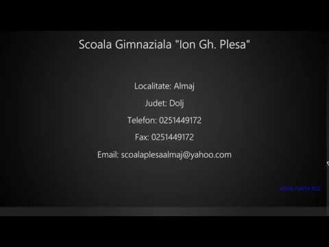 Scoala Gimnaziala "Ion Gh. Plesa" Almaj