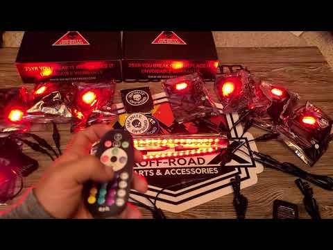Infinite Offroad Rocklights unboxing/tutorial