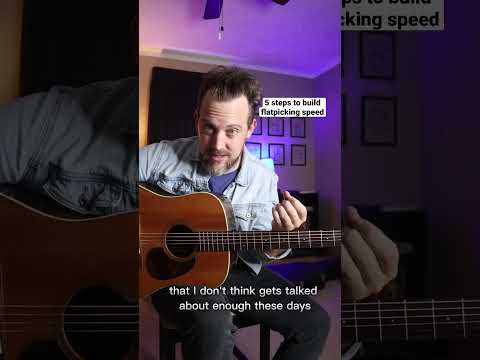 5 Steps To Build Flatpicking Speed #acousticguitar #flatpicking