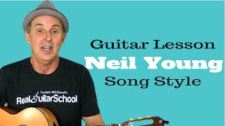 Beginner Guitar Lesson Easy “Neil Young” Song