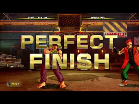 Getting Perfect Score On Bonus Stage (Hell) - STREET FIGHTER V ARCADE EDITION