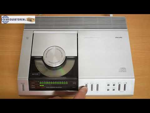 Philips CD100 Stereo CD Player Demonstration Video - Sold at www.variousstorenl.com