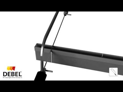 Plisségardin Debel London Ljusavskärmande