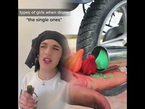 types of girls when drunk #typesofpeople #typesofgirls #ukgirls #drunk #drinking #clubbing #rave