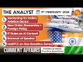 Current Affairs Today 11 February 2026 I UPSC Daily Current Affairs IThe Hindu Analysis IThe Analyst