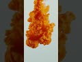 A Splashing Orange Liquid Paint   #Shorts