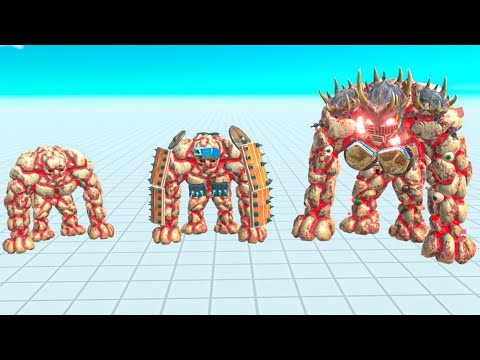 Lava Golem of Evolution - Animal Revolt Battle Simulator Evolution