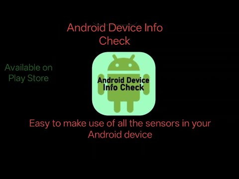 Android Device Info Check video thumbnail