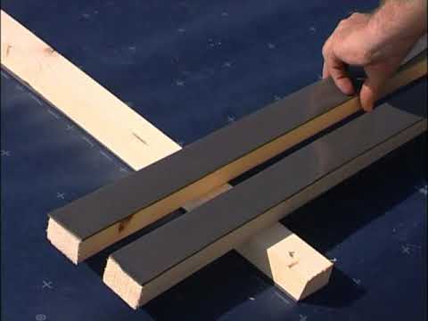 Band montieren mit SIGA Nageldicht