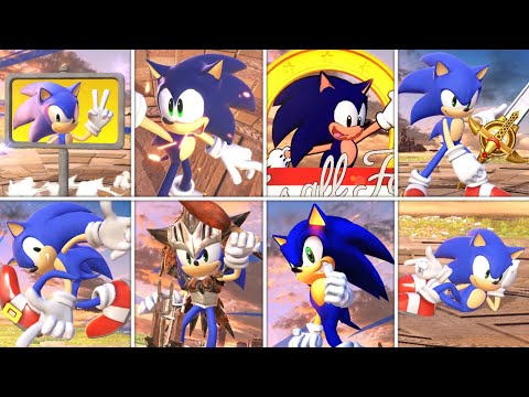20 Custom Sonic Victory Animations in SMASH BROS. ULTIMATE!