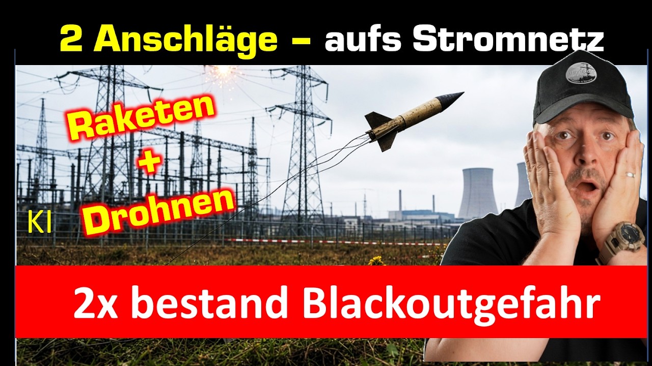 2 Anschläge aufs Stromnetz gestern!! = Blackoutgefahr! -  Antifa wieder?