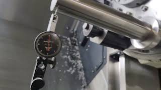 How to align a turret on any slant bed lathe.