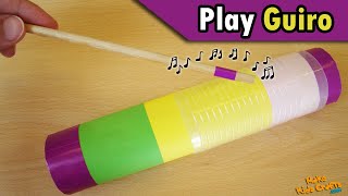 How to make a Guiro from a Plastic Cup? | Easy Guiro Instrument | Musical Instrument DIY | Crafts