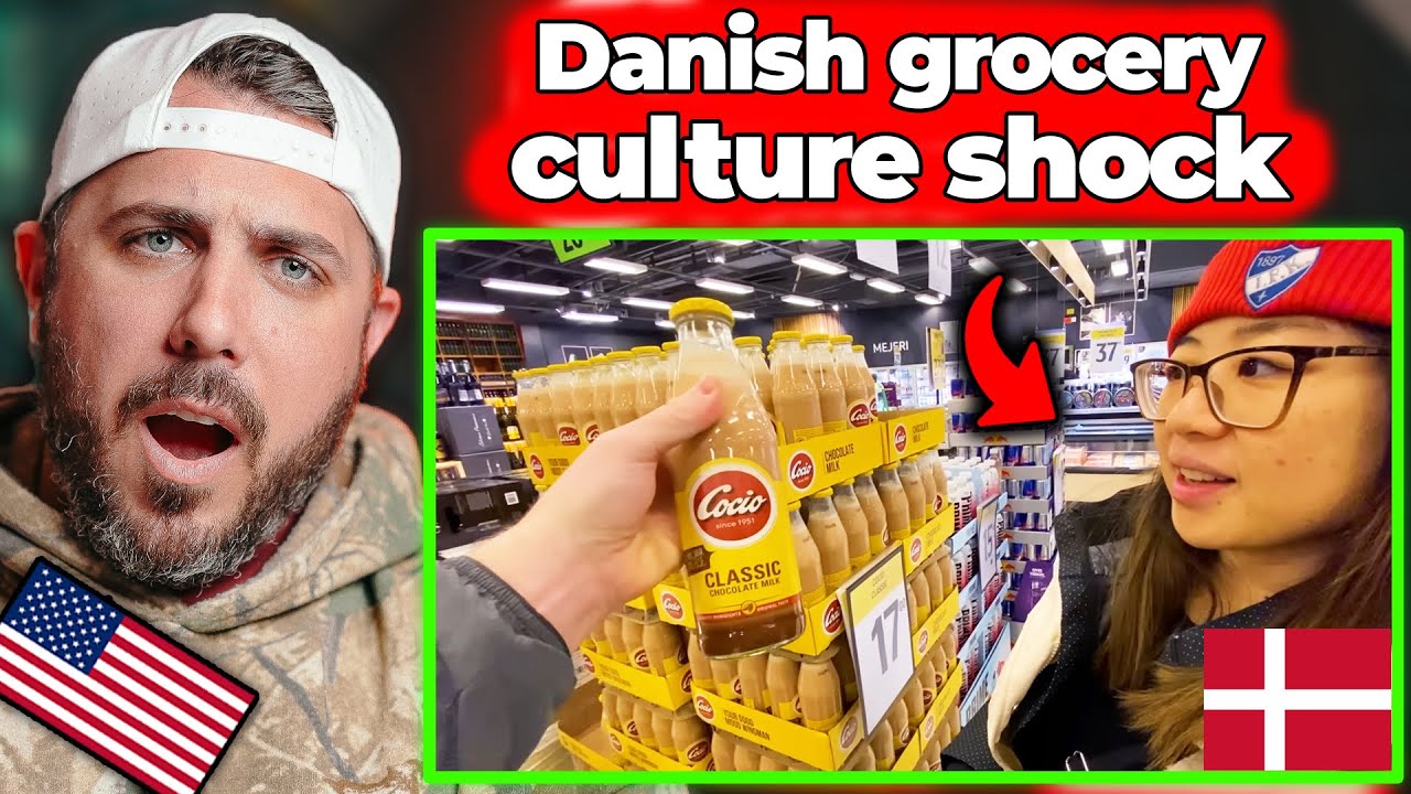 American Reacts to Danish Supermarket Prices 😳