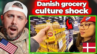 American Reacts to Danish Supermarket Prices 😳