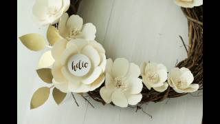 Cutting Paper Flowers with Your Cricut