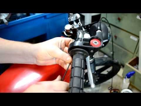 1979 Puch Magnum Project Part 11 - Lever's, Throttle and Cables