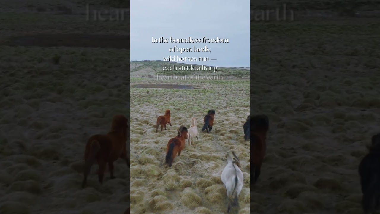 Wild Horses Running Free | Spirit of Nature 🐎✨
