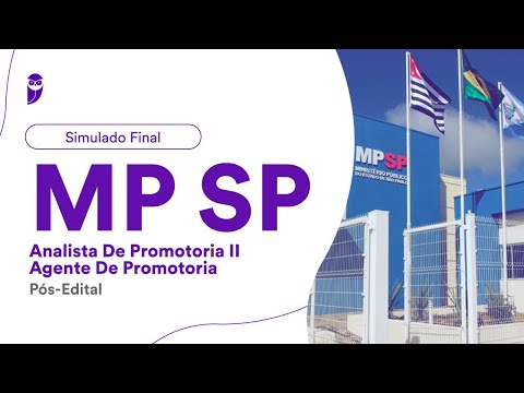 Simulado Final MP SP - Analista de Promotoria II - Agente de Promotoria - Pós-Edital - Correção