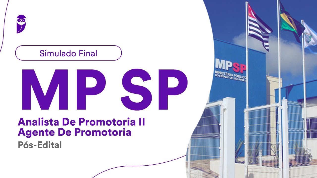Simulado Final MP SP - Analista de Promotoria II - Agente de Promotoria - Pós-Edital - Correção