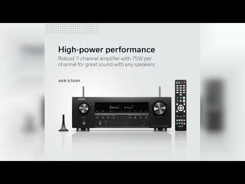 Review: Denon AVR-S760H 7.2 Ch AVR - 75 W/Ch (2021 Model), Advanced 8K Upscaling, Dolby Atmos ...