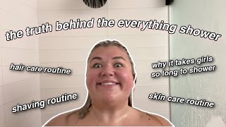 my *EXTRA AF* everything shower routine