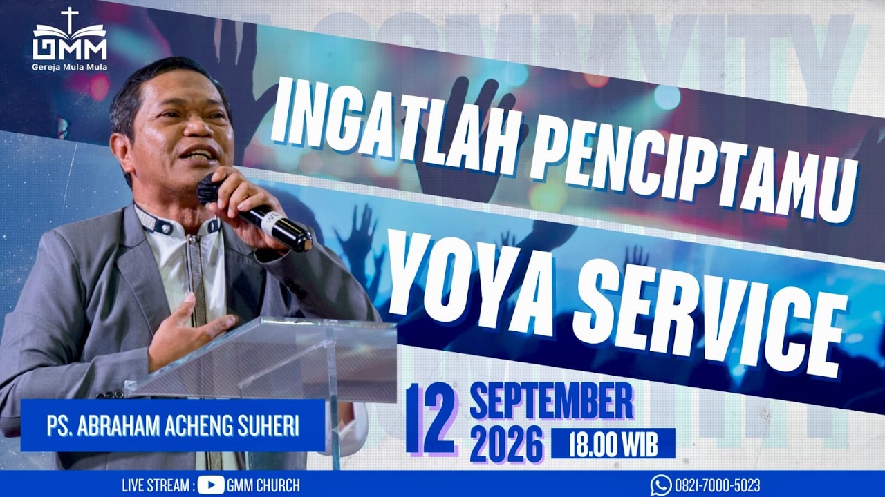 INGATLAH PENCIPTAMU – Ps. Abraham Acheng Suheri (120926)