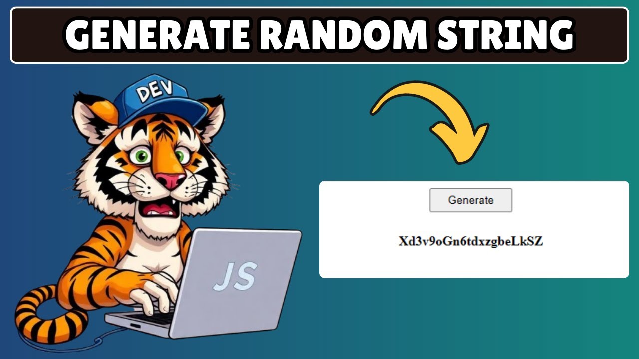 How to Generate Random String in Javascript