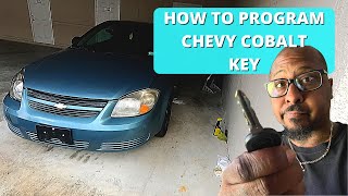 HOW TO PROGRAM ANY CHEY COBALT KEY In 16 Seconds