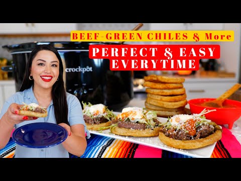 SLOW COOKER REIPE: Juicy Tender Beef Filling for all your Mexican recipes