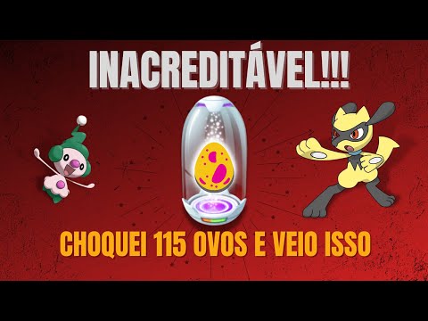 Chocando 115 ovos de 7 km: Riolu e Mime Jr Shiny?? - Pokemon Go