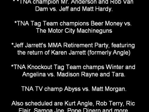 TNA Impact 13/01/2011 Preview