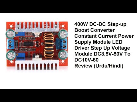 400W DC-DC Step-up Boost Converter Constant Current Power Supply Module