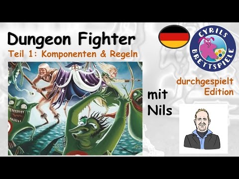 Cyrils Brettspiele - Dungeon Fighter Brettspiel (S78E01) - Regeln & Komponenten