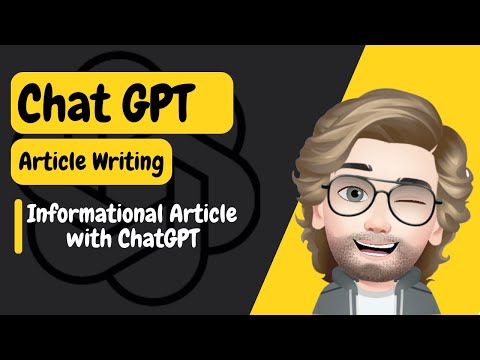 Secret Method To Write Informational Article Using Open AI Chat GPT | #iZeeshanBlogger