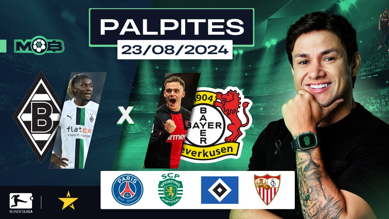 PALPITES DE FUTEBOL PARA O DIA 23 08 2024 + BILHETE PRONTO (SEXTOU NO MUNDO BET)