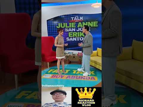 JULIE ANNE SAN JOSE AND ERIK SANTOS NAG DUET SA FAST TALK WITH BOY ABUNDA #shorts #julieannesanjose