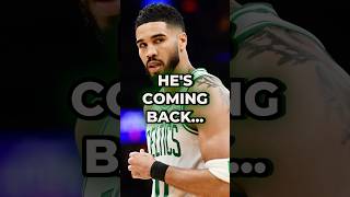 Jayson Tatum Is ON TRACK To Return This Season 👀 #celtics #nba #shorts