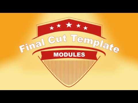 Free Final Cut & Motion Template: Template Modules