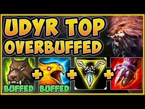 WTF! MEGA BUFFED UDYR STANCES ARE 100% UNFAIR! BUFFED UDYR SEASON 9 TOP GAMEPLAY! League of Legends