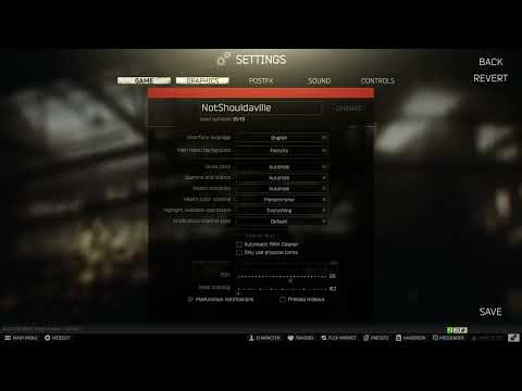 12.12.30 Escape From Tarkov Graphics Settings