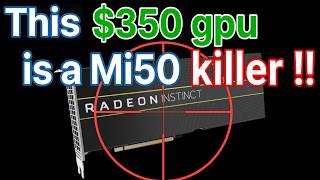 Best Budget Home AI gpu of 2026!! It destroys the Instinct Mi50.. without ROCm: AMD Radeon Pro v620